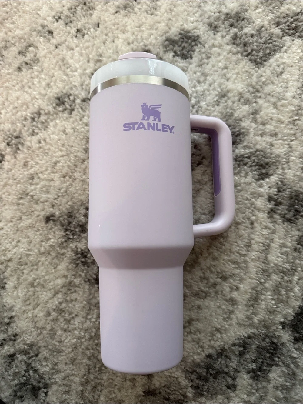 Stanley Lavender Travel Mug with Handle - Double Wall Insulated